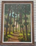 huile sur panneau signe gilbert van belleghem, Antiek en Kunst, Kunst | Schilderijen | Klassiek, Ophalen of Verzenden