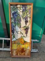 Lichtbak druiven/Mediterraans landschap, Antiquités & Art, Antiquités | Verre & Cristal, Enlèvement