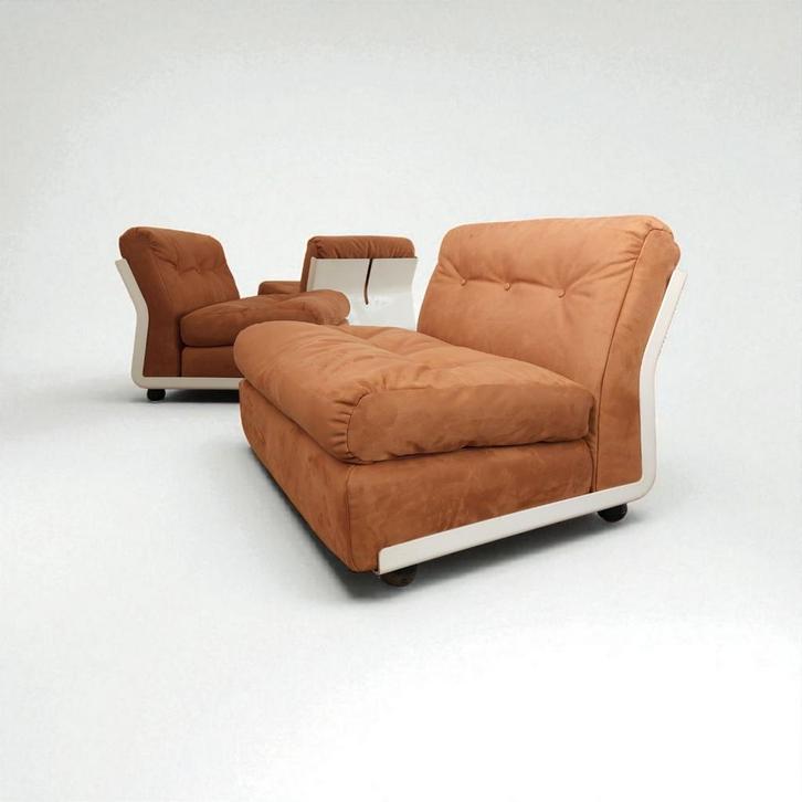 3 Amanta fauteuils van Mario Bellini voor C&B Italia, Huis en Inrichting, Zetels | Zetels en Chaises Longues, Zo goed als nieuw