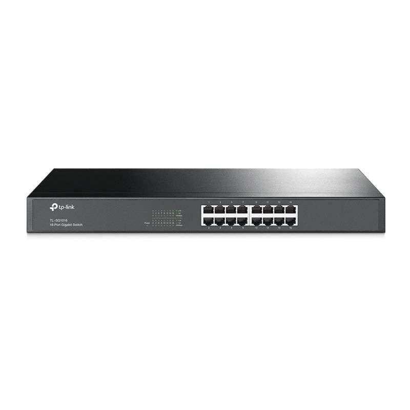TP-Link TL-SG1016 16-poorts Gigabit Rackmount Switch, Verzenden, Zo goed als nieuw