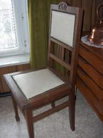 6 houten antieke stoelen, Antiek en Kunst, Ophalen