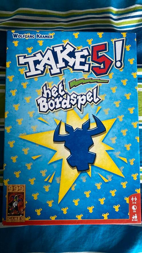 Take 5 Het bordspel - 999 Games, Hobby en Vrije tijd, Gezelschapsspellen | Bordspellen, Ophalen of Verzenden