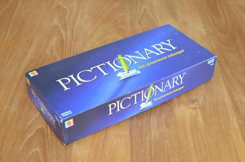 PICTIONARY VAN MATTEL / VANAF 12 JAAR, Hobby en Vrije tijd, Gezelschapsspellen | Bordspellen, Zo goed als nieuw, Ophalen of Verzenden