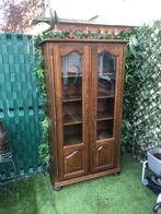 Vitrine en chêne, Huis en Inrichting, Kasten | Vitrinekasten, Ophalen of Verzenden, Zo goed als nieuw, Eikenhout