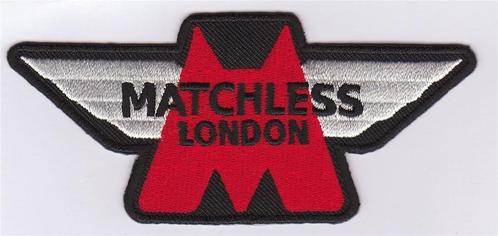 Matchless London stoffen opstrijk patch embleem #2, Motoren, Accessoires | Overige, Nieuw, Verzenden