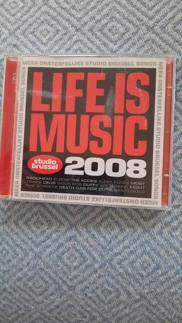 2cd LIFE IS MUSIC 2008 (Studio Brussel) beschikbaar voor biedingen