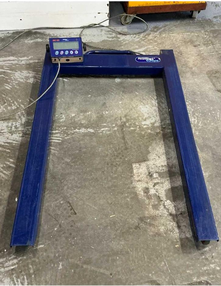 Palletweegschaal 1500 kg, Doe-het-zelf en Bouw, Overige Doe-Het-Zelf en Bouw, Zo goed als nieuw, Ophalen