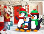 XXL Opblaasbare Kerst Pinguïns Familie. Met Ledverlichting., Diversen, Kerst, Ophalen of Verzenden, Nieuw