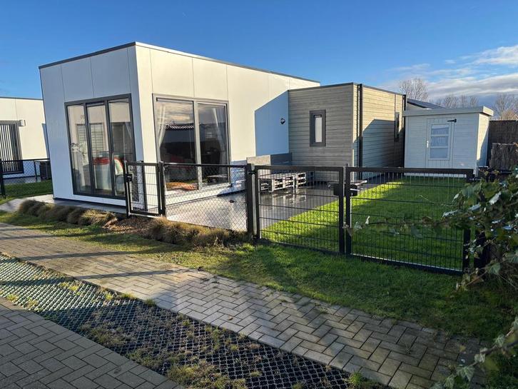 Wintervaste chalet aan zee - park Haerendycke Wenduine, Caravans en Kamperen, Stacaravans, Ophalen