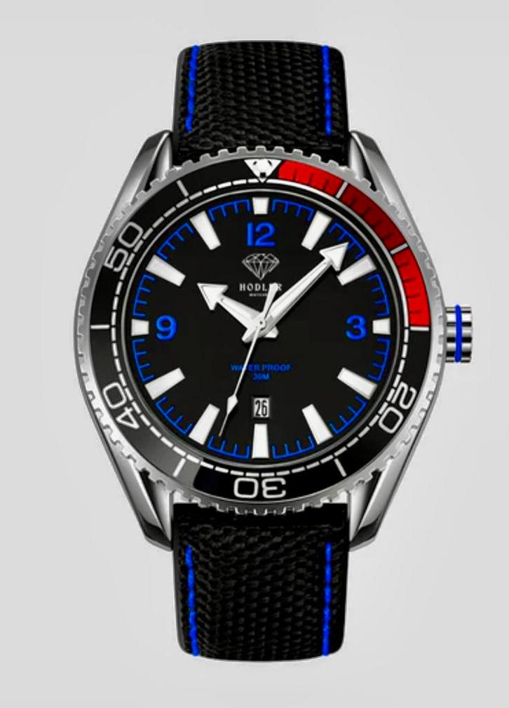 HODLER LUGNO SPORT CHRONO TWV499€! 💯%NIEUW, ORIGINEEL, Handtassen en Accessoires, Sporthorloges, Nieuw, Ophalen of Verzenden