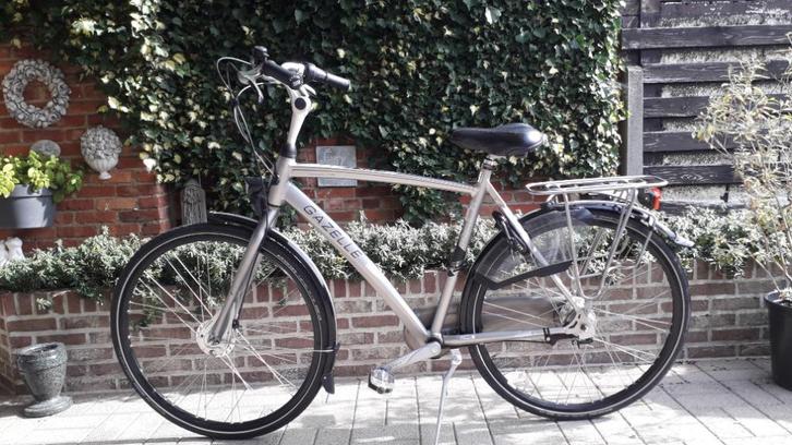 herenfiets, Fietsen en Brommers, Fietsen | Heren | Herenfietsen, Gazelle, 53 tot 57 cm, Versnellingen, Ophalen