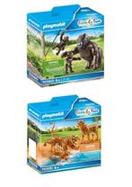 PLAYMOBIL Gorilla en tijger, Kinderen en Baby's, Speelgoed | Playmobil, Ophalen of Verzenden, Nieuw, Complete set
