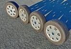 4 bons pneus hiver 165/65-13 pour Ford Ka, entraxe 4x108, Ophalen, Gebruikt, 13 inch, Banden en Velgen