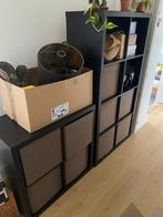 Meubles Ikea Kalax noirs, Maison & Meubles, Enlèvement, Utilisé