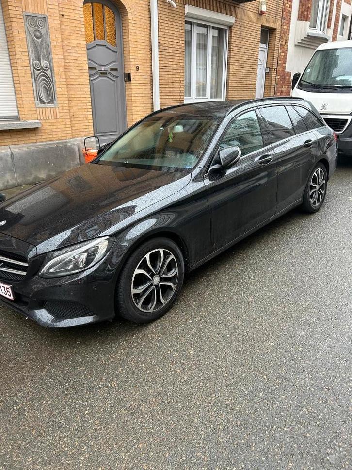 voiture, Autos, Mercedes-Benz, Particulier, Classe C, Essence, Break, 5 portes, Automatique, Noir, Cuir, Enlèvement
