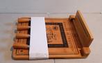 Houten kaasplank met mesjes, Ophalen, Zo goed als nieuw