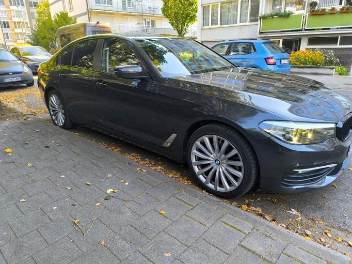 BMW 518 d, euro 6 d-toe LEZ tot 2030, Auto's, BMW, Particulier, 5 Reeks, Diesel, Euro 6, Berline, 4 deurs, Automaat, Zwart, Zwart