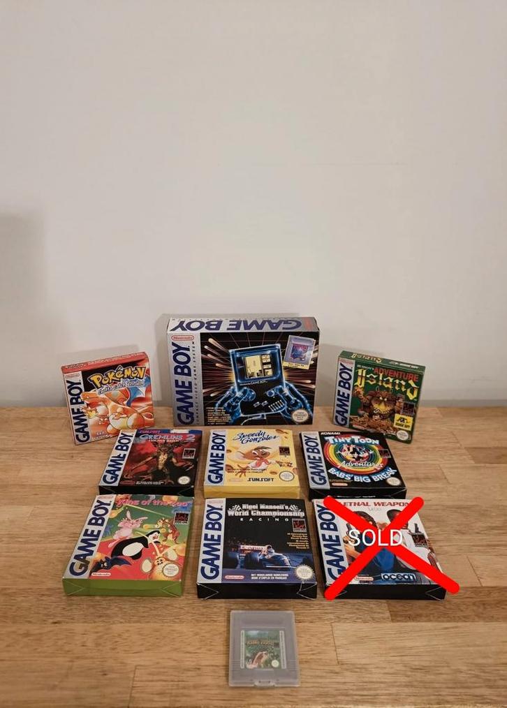 Nintendo Gameboy Classic-DMG-01-1989 (CIB) RARE! + 8games, Consoles de jeu & Jeux vidéo, Consoles de jeu | Nintendo Game Boy, Utilisé