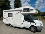 Rollerteam Sirio 599 Stapelbed xl garage airco, Caravans en Kamperen, Mobilhomes, Alkoof, Ringverwarming, Ford, Airbags