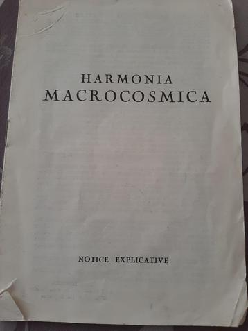 HARMONICA MACROCOSMISCA beschikbaar voor biedingen