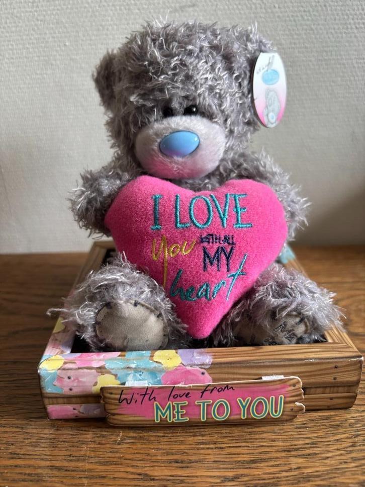 ME TO YOU beer + bedwarmer +  fotokader + mok + allerlei, Verzamelen, Beren en Cherished Teddies, Nieuw, Beeldje, Me To You, Ophalen of Verzenden