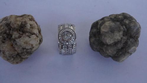 Witgouden heren ring met 2,5 carat diamant, Handtassen en Accessoires, Ringen, Nieuw, Heer, 17 tot 18, Wit, Goud, Met edelsteen