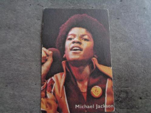  MICHAEL  JACKSON   CHROMO PRENT  KING OF POP   ZEER GEGEERD, Hobby en Vrije tijd, Stickers en Plaatjes, Ophalen of Verzenden