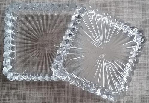 Schaaltje met deksel Cristal d'Arques 24 % PBO, Antiek en Kunst, Antiek | Glaswerk en Kristal, Ophalen of Verzenden