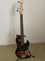 jazz bass squier 5 cordes avec étui, Comme neuf, Électrique, 5 cordes, Enlèvement