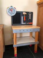 Houten werkbank Janod en houten gereedschap, Kinderen en Baby's, Ophalen, Gebruikt