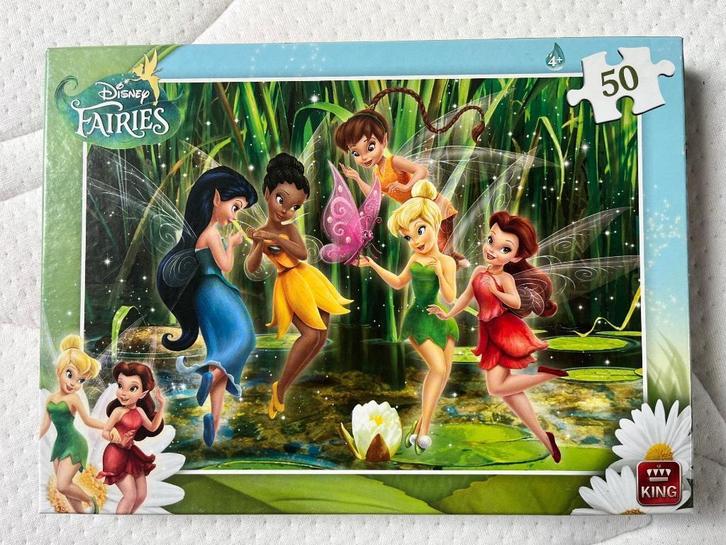 Puzzle Disney Fairies « Les fées » - 50 pcs - 4+, Kinderen en Baby's, Speelgoed | Kinderpuzzels, Zo goed als nieuw, 4 tot 6 jaar