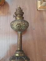 Quinquet ( lampe à huile )  en cuivre, Antiek en Kunst, Ophalen, Koper