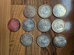 Lot de 10 pièces en argent écu, Timbres & Monnaies, Monnaies | Belgique, Argent, Enlèvement, Argent