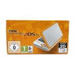 Console Nintendo New 2DS XL White/Orange + 2 jeux, Enlèvement ou Envoi, 2DS XL, Comme neuf, Blanc