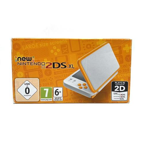 Console Nintendo New 2DS XL White/Orange + 2 jeux, Consoles de jeu & Jeux vidéo, Consoles de jeu | Nintendo 2DS & 3DS, Comme neuf