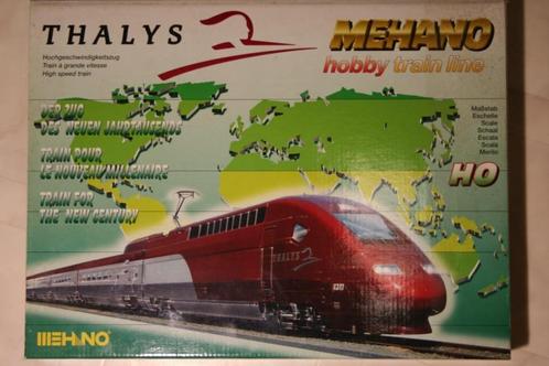 Mehano T675 DC (HO) Thalys PBKA treinset 4-delig, Hobby & Loisirs créatifs, Trains miniatures | HO, Comme neuf, Set de Trains