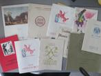9 oude programma boekjes Frans Theater Cabaret 1960,s, Verzamelen, Muziek, Artiesten en Beroemdheden, Verzenden, Zo goed als nieuw