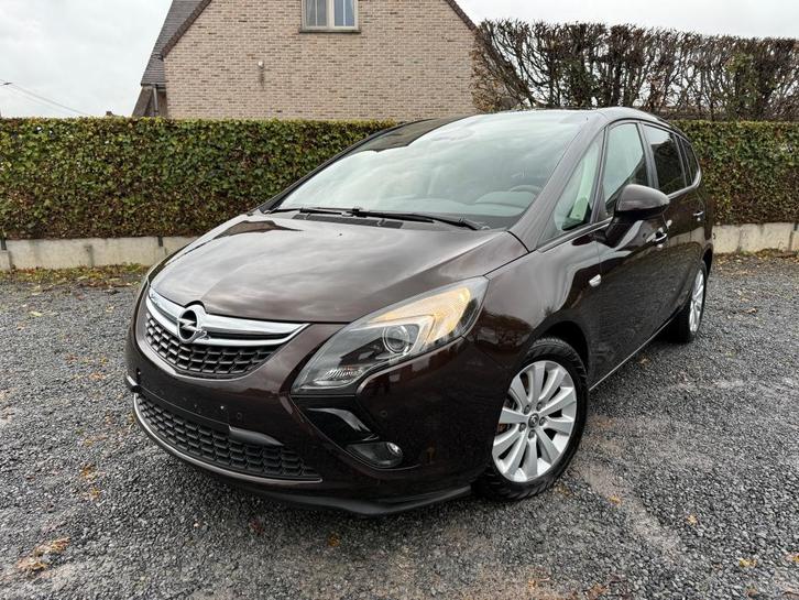 OPEL ZAFIRA SPORTS TOURER 2012 1.4I BENZINE EURO5 PANO AIRCO, Auto's, Opel, Particulier, Zafira, Airbags, Airconditioning, Bochtverlichting