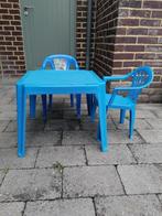 Kunststof kindertafel en 2 stoelen, Kinderen en Baby's, Ophalen, Gebruikt