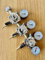 CO2 drukregelaar / drukrmeter / regulator met 3 uitgangen, Ophalen of Verzenden, Nieuw