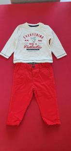 Ensemble t-shirt longues manches/pantalon rouge - T74 - NEUF, Enfants & Bébés, Vêtements de bébé | Taille 74, Ensemble, Baby Club