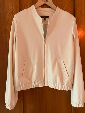 Marie Mero bomberjacket beige maat 44 in perfecte staat beschikbaar voor biedingen