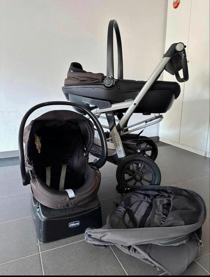 Chicco Active 3 (hardloop) kinderwagen, Kinderen en Baby's, Kinderwagens en Combinaties, Kinderwagen, Overige merken