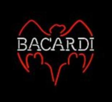 Bacardi neon en veel andere mancave bar decoratie cafe neons, Enlèvement ou Envoi, Neuf, Table lumineuse ou lampe (néon)