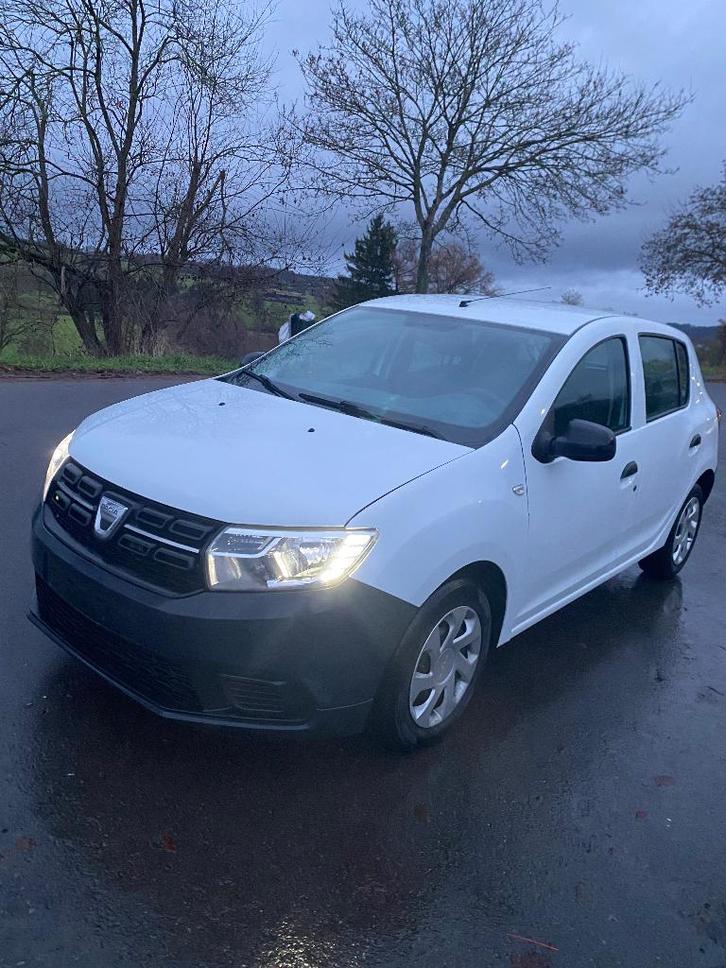 Dacia sandero 2018/120.000 km met technische inspectie, Auto's, Dacia, Particulier, Sandero, Benzine, Euro 6, Handgeschakeld, Wit