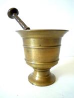 Ancien mortier en laiton, Antiquités & Art, Antiquités | Bronze & Cuivre, Enlèvement ou Envoi, Cuivre