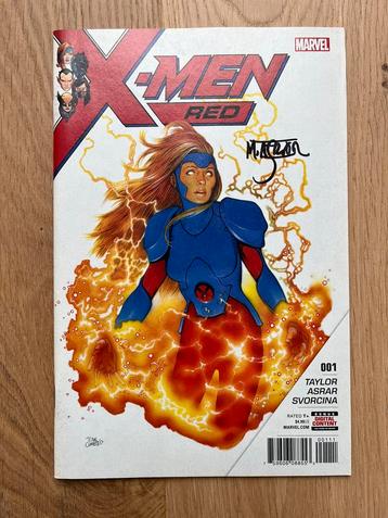 X-men Red gesigneerd #1 + #3 #5 (Taylor, Asrar), Boeken, Ophalen of Verzenden, Zo goed als nieuw