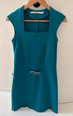 Mooi petrolgroen kleedje Avalanche - mt small, Kleding | Dames, Ophalen of Verzenden, Zo goed als nieuw, Maat 36 (S), Boven de knie