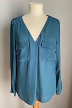 Groen-blauwe blouse H&M maat 42 - NIEUW, H&M, Verzenden, Nieuw, Maat 42/44 (L)