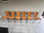 stoelen, Huis en Inrichting, Stoelen, Vijf, Zes of meer stoelen, Bruin, Zo goed als nieuw, Riet of Rotan